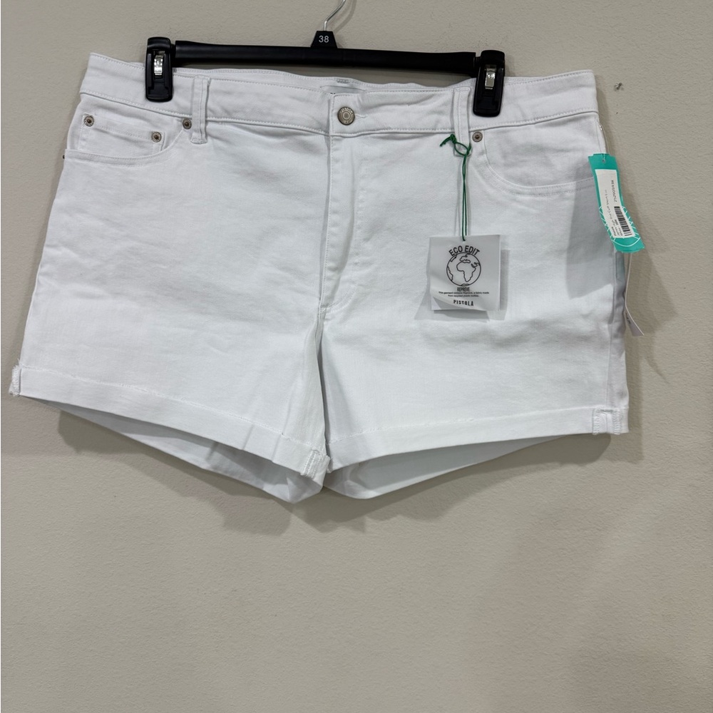 Pistola White Jean Shorts for Women